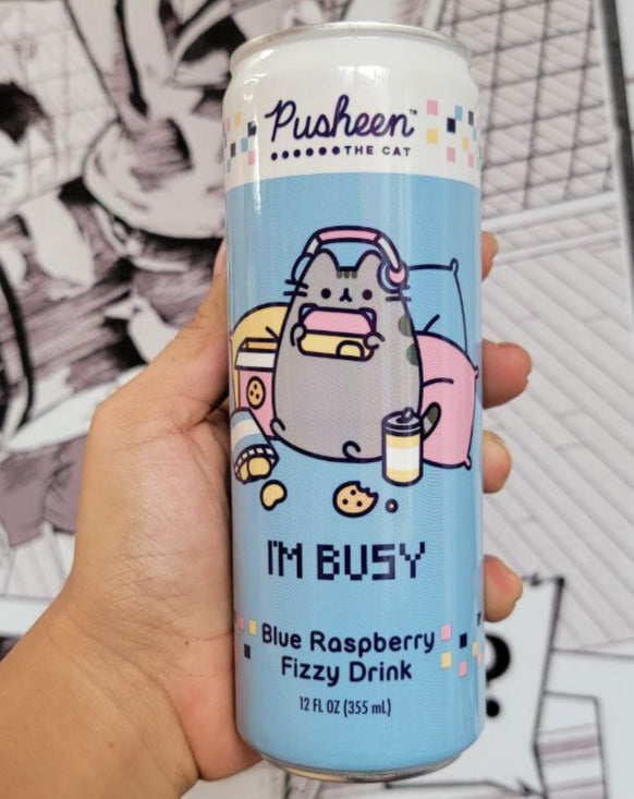 Pusheen Blue Raspberry Drink 355ml